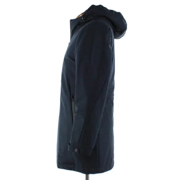 Cardinal of Canada NWT Polyester Hooded Jacket Size Small US In Blue Melange